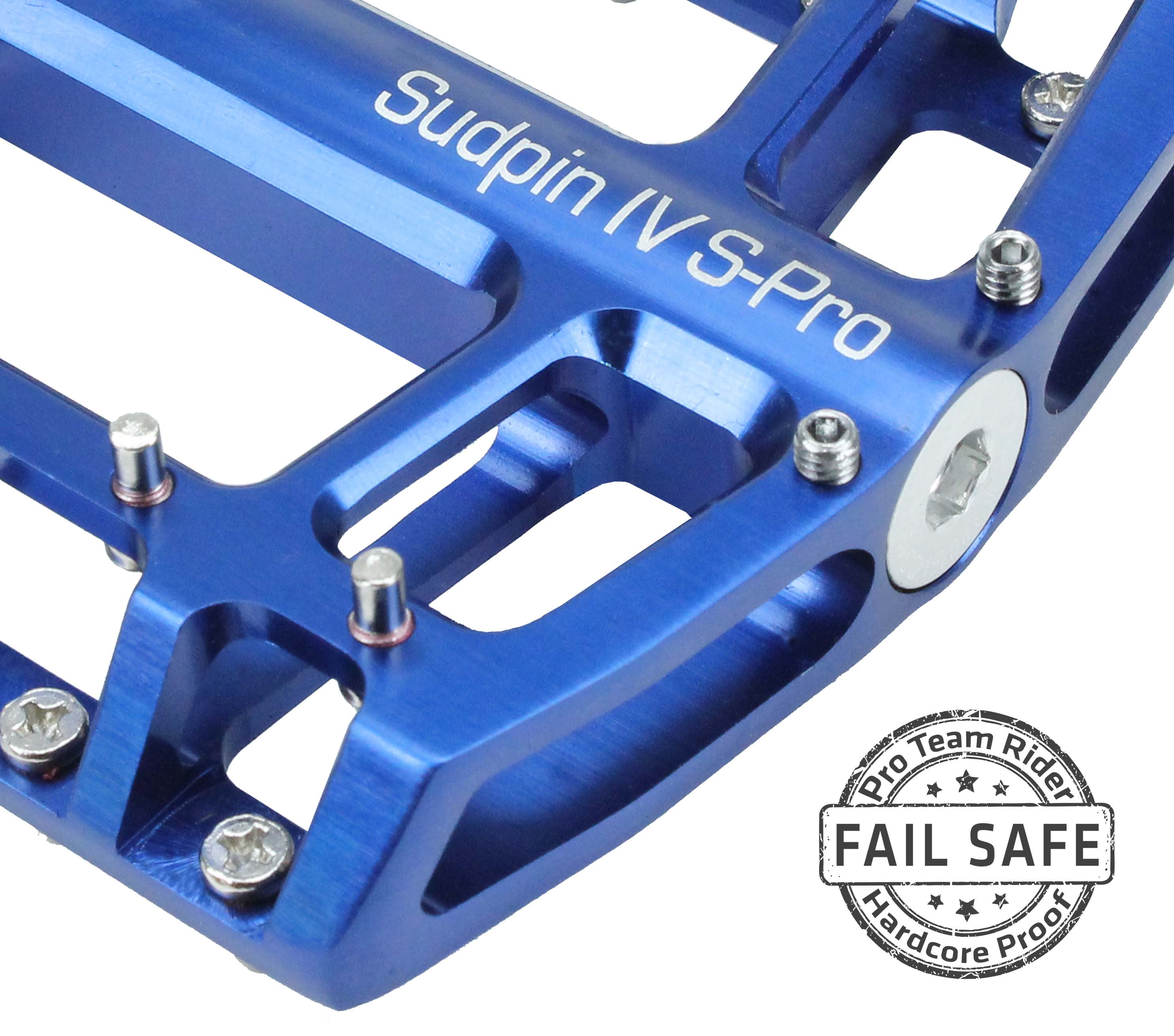 NC-17 Sudpin IV S-Pro CNC Alu Fahrrad Plattform Pedal blau