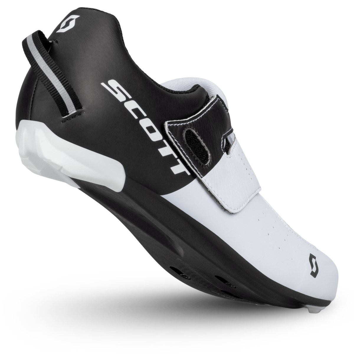 Scott Road Tri Sprint Triathlon Fahrrad Schuhe weiß/schwarz 2027