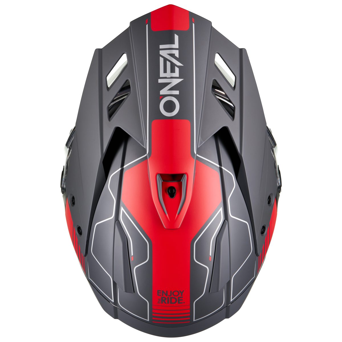 ONeal Sierra RS Echo Motorradhelm schwarz/rot 2027