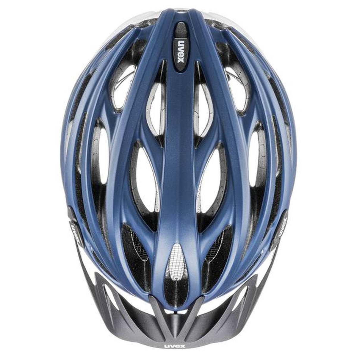 Uvex Oversize Fahrrad Helm Gr. 61-65cm blau/weiß 2025