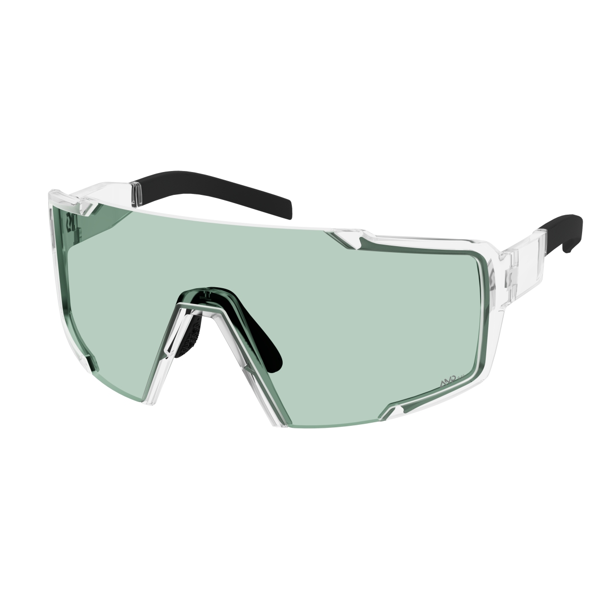 Scott Shield AMP Wechselscheiben Fahrradbrille translucent/grün