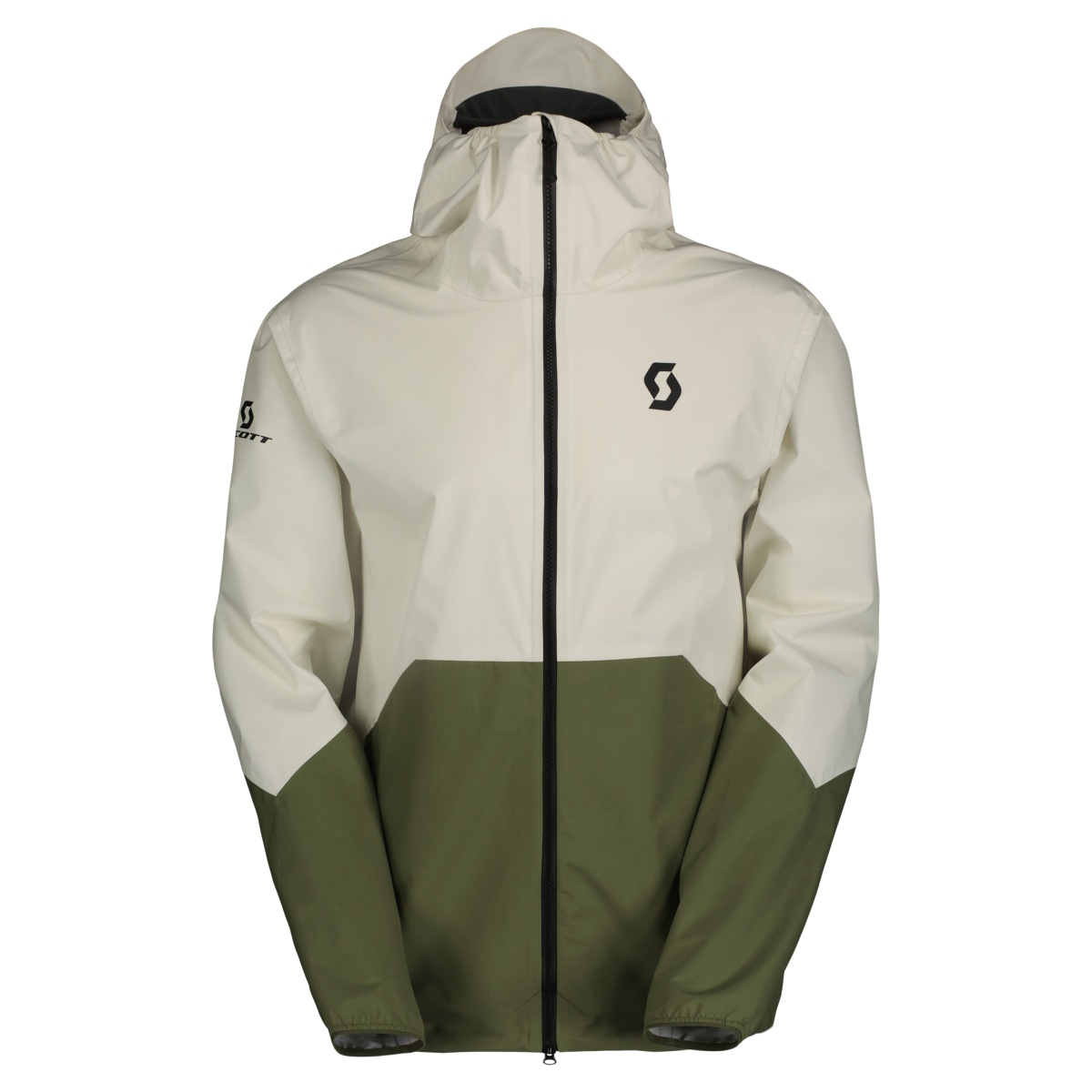 Scott Explorair Light Dryo 2.5L Outdoor / Sport Regenjacke cotton weiß/grün 2025