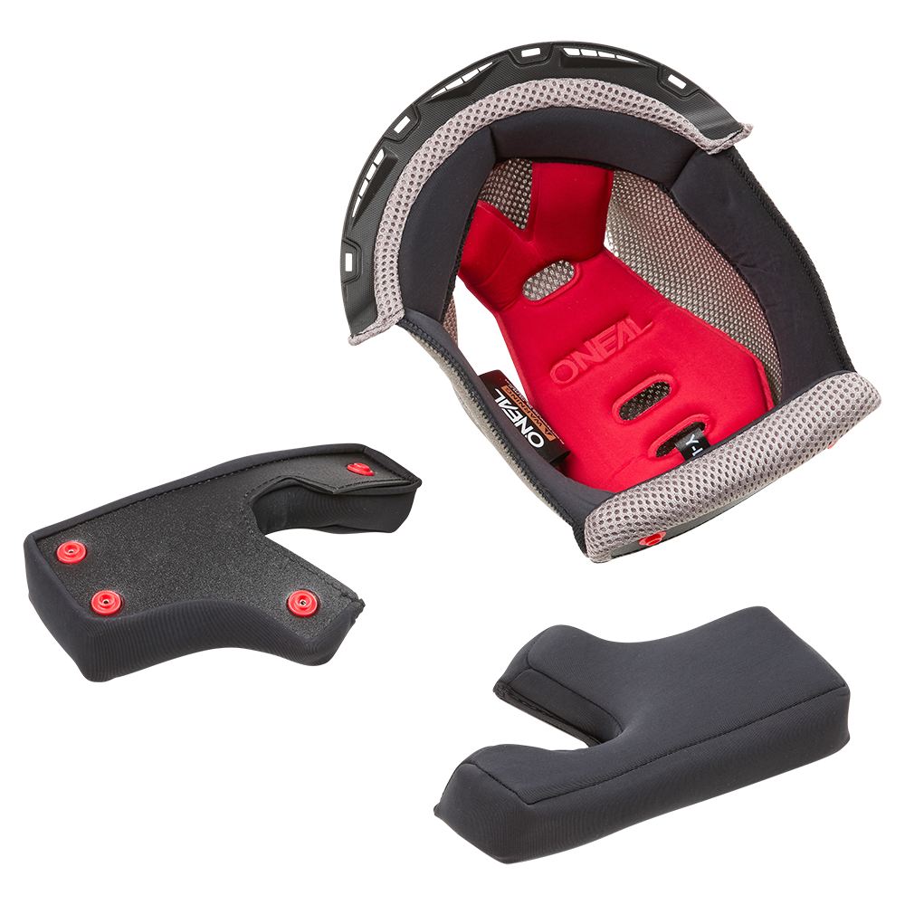 O'Neal Liner & Cheek Pads 1 Series Youth Kinder Helm Innenfutter & Wangenpolster schwarz Oneal
