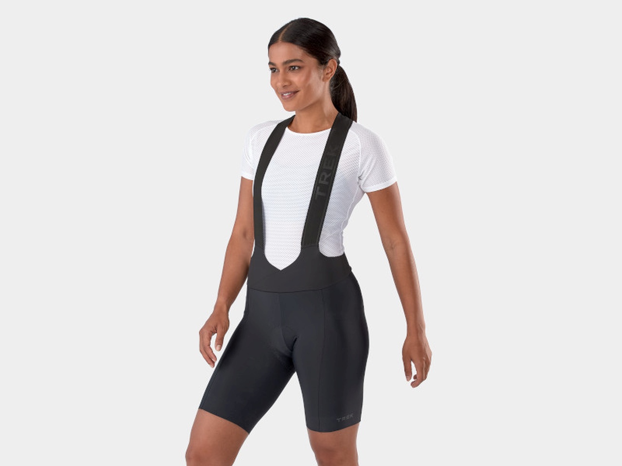 Trek Velocis Damen Fahrrad Trägerhose kurz schwarz 2025