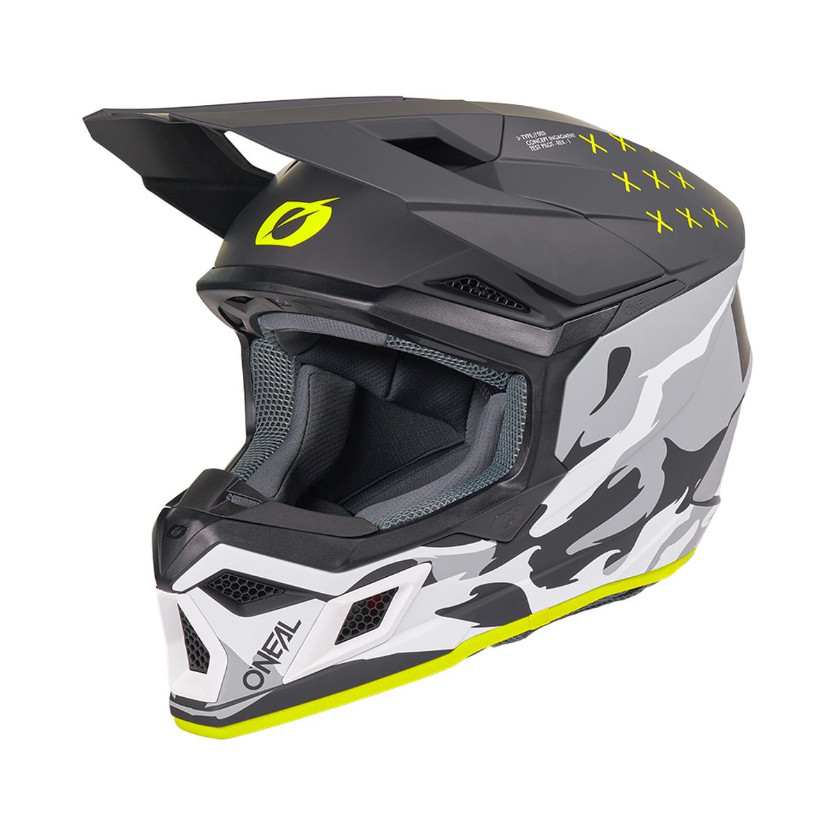 O'Neal 3SRS Heat Motocross Enduro MTB Helm schwarz/grau 2027