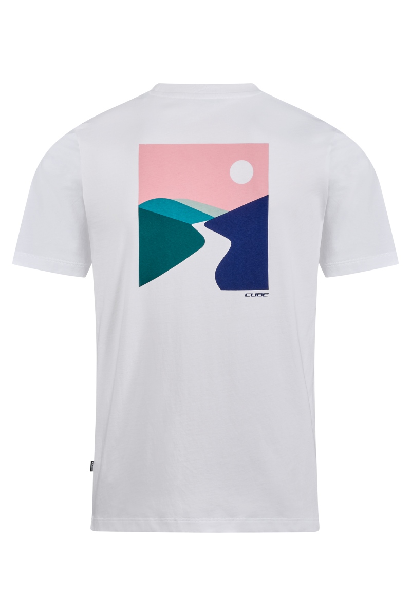 Cube Organic Sunset Freizeit T-Shirt grau 2026