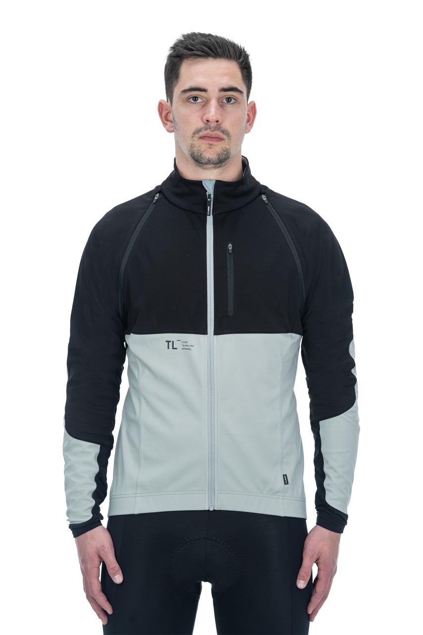 Cube Teamline Fahrrad Multifunktionsjacke schwarz/grau 2026