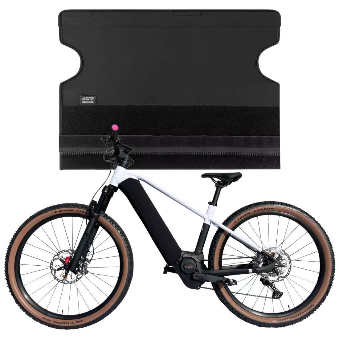 NC-17 Connect Batterie Thermo Cover 7.0 R Reißverschluss für integrierte Rahmenakku schwarz