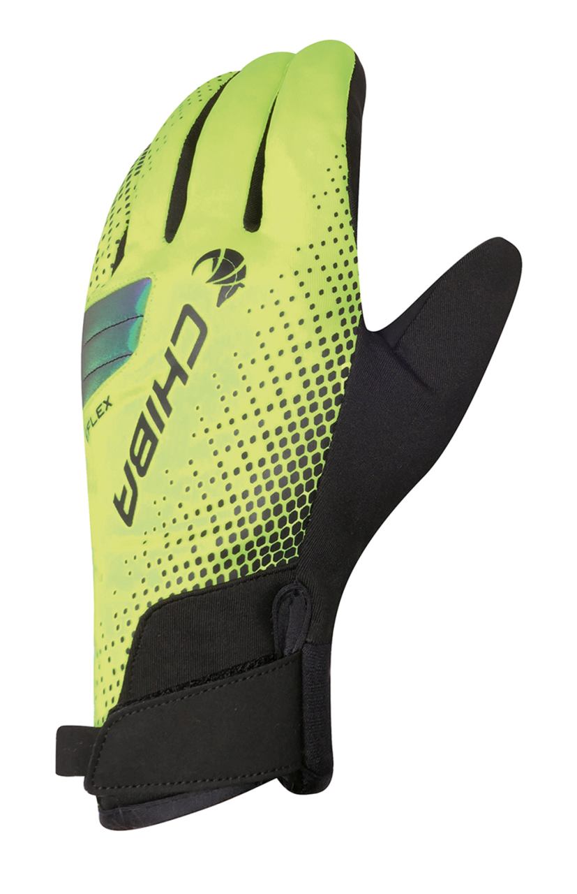 Chiba BioXCell Warm Winter Fahrrad Handschuhe lang neon gelb 2027