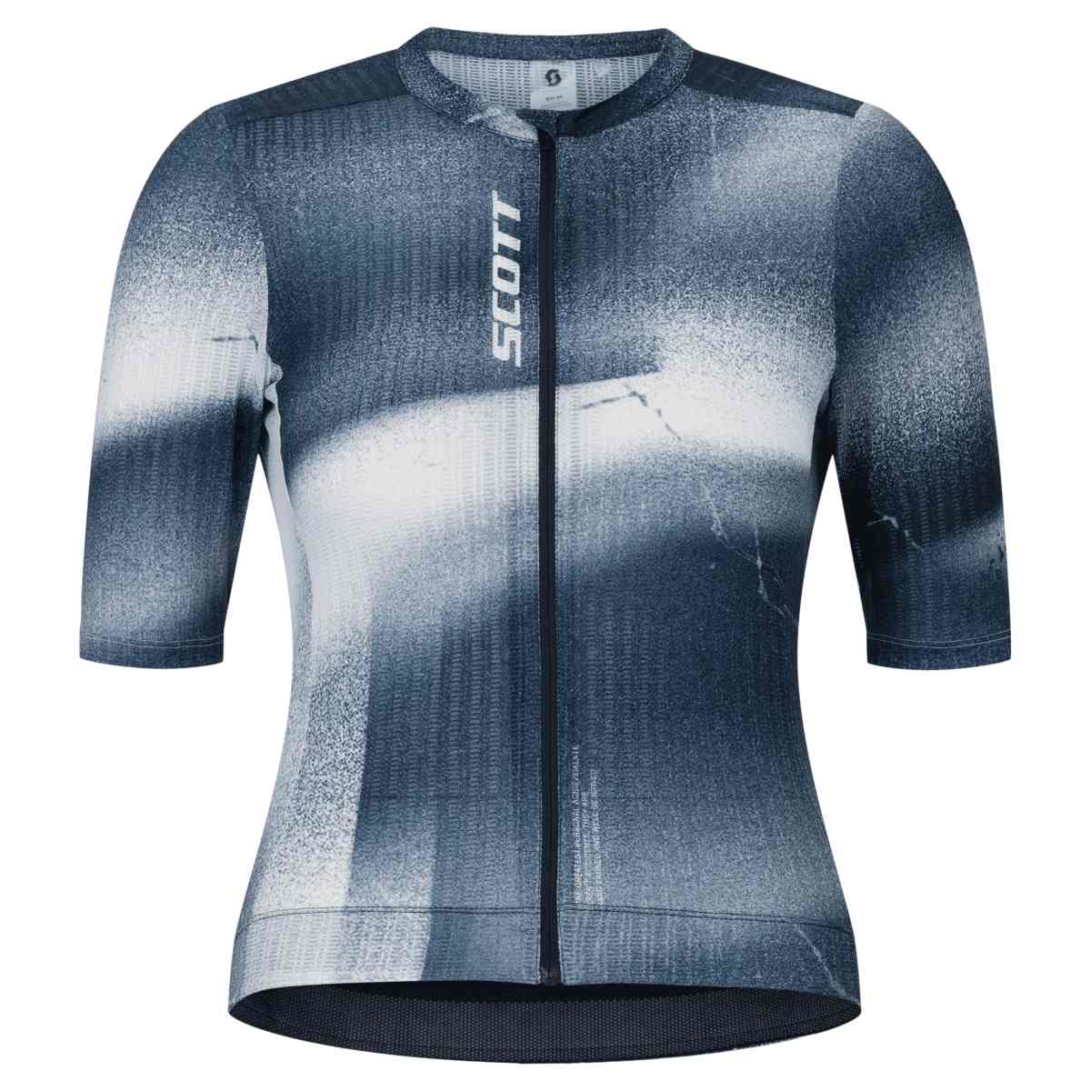 Scott Pro SL Damen Fahrradtrikot kurzarm blau/weiß 2026