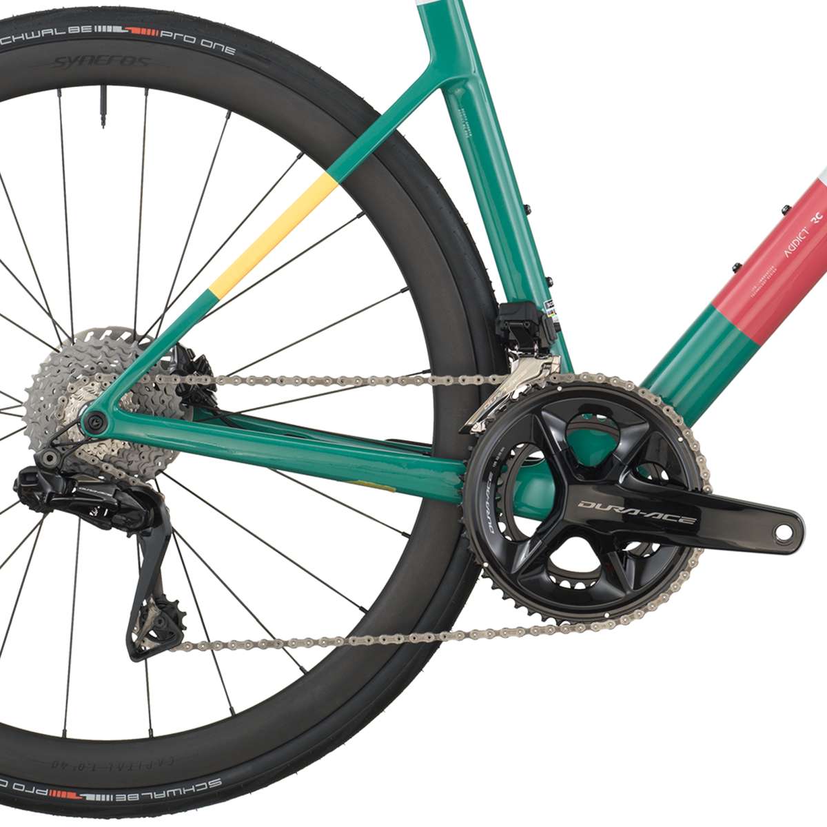 Scott Addict RC Pro Carbon Rennrad beluga grau/grün 2026
