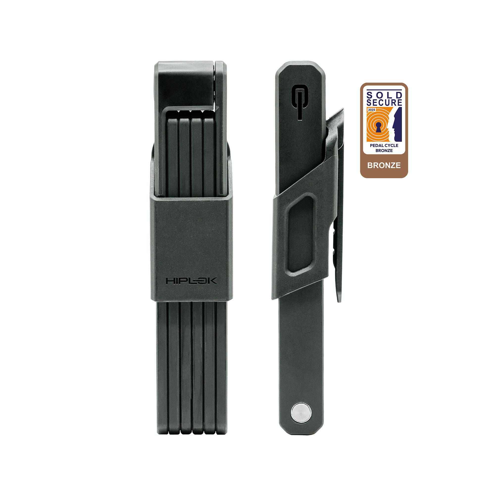 Hiplok Switch 105 cm Fahrrad Faltschloss schwarz