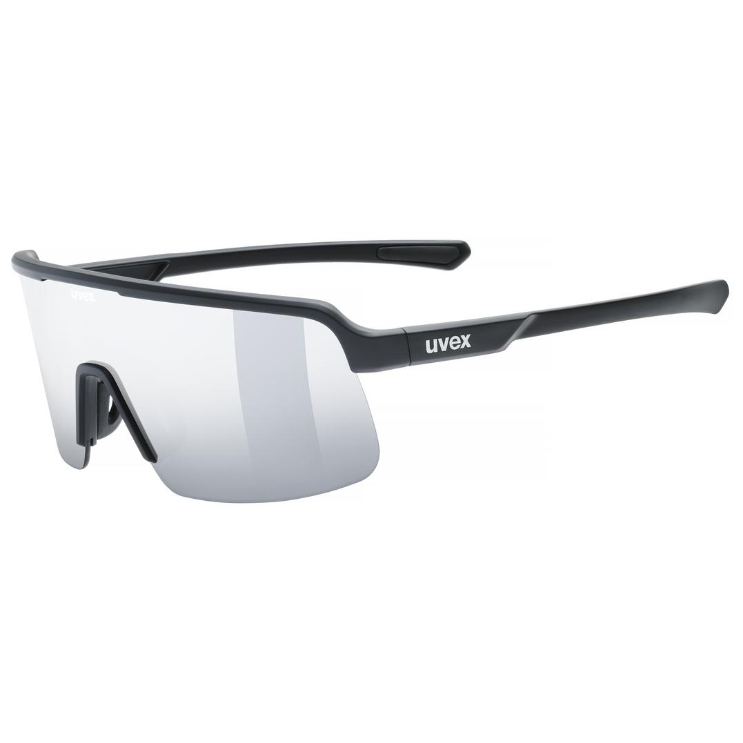 uvex dyrt Fahrrad / Sport Brille matt schwarz/mirror silberfarben
