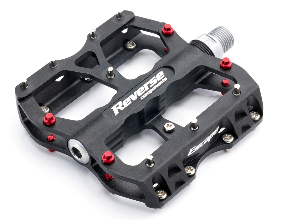 Reverse Escape Flat Fahrrad Pedal schwarz
