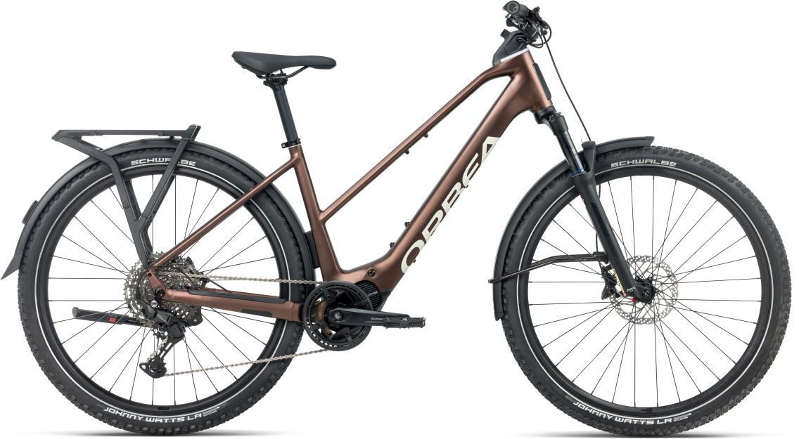 Orbea Kemen ADV 20 MID E-Bike Trekking Pedelec metallic rust/ivory white 2027