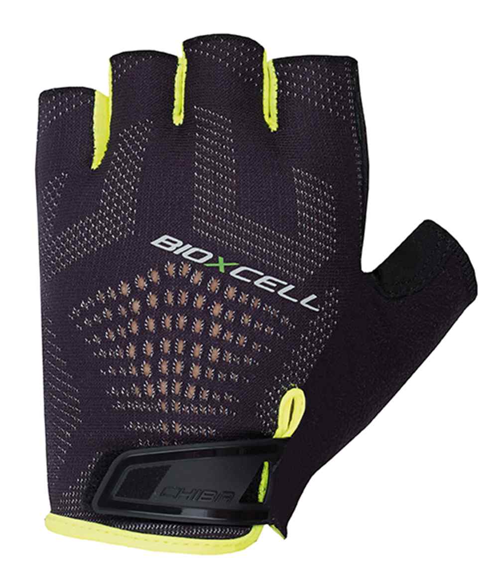Chiba BioXCell Super Fly Fahrrad Handschuhe kurz schwarz/gelb 2027