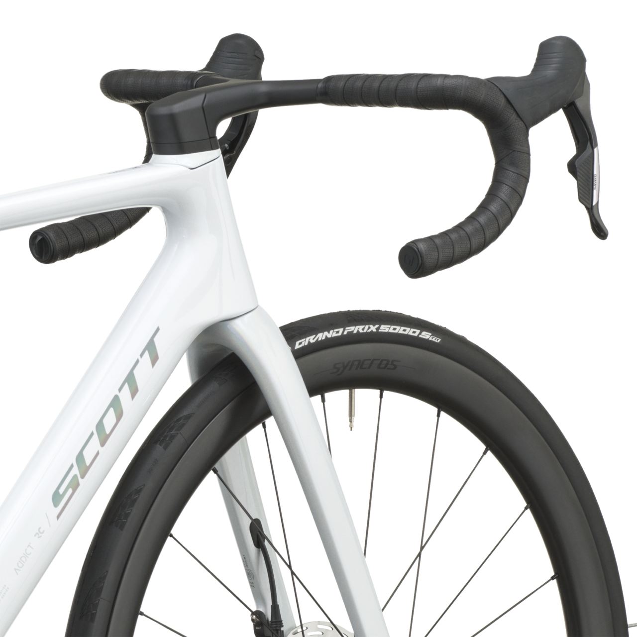 Scott Addict RC Team Carbon Rennrad rainbow weiß 2027