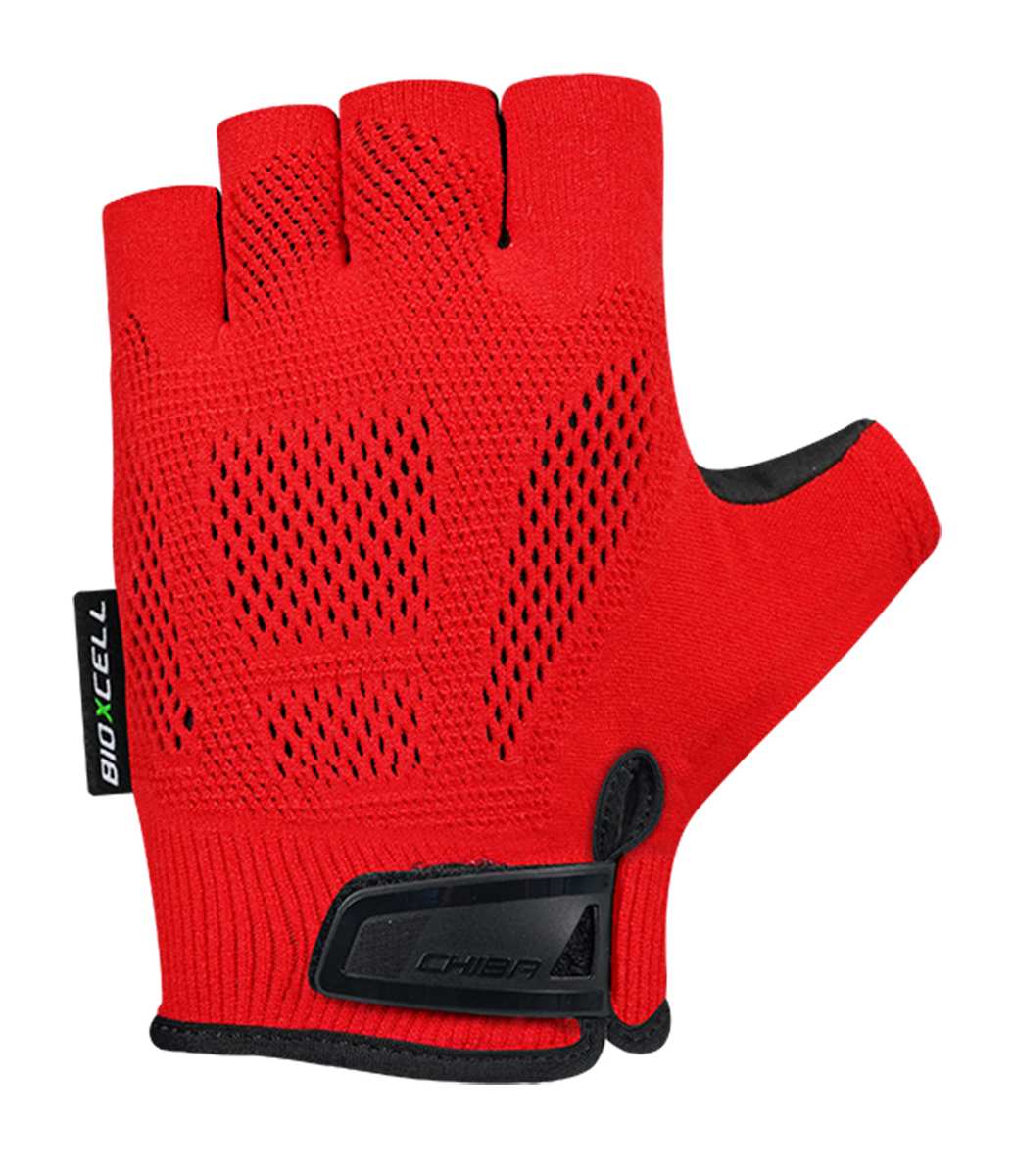 Chiba BioXCell Comfort Fahrradhandschuhe kurz rot 2027