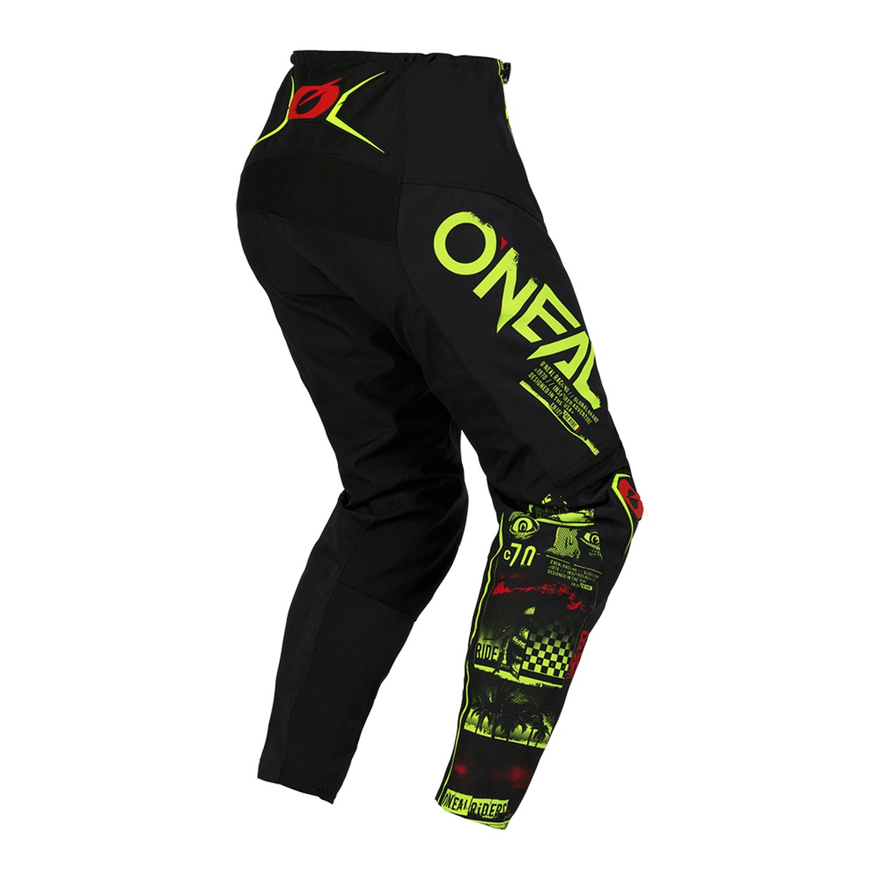 O'Neal Element Attack MX DH MTB Pant Hose lang schwarz/gelb 2025 Oneal