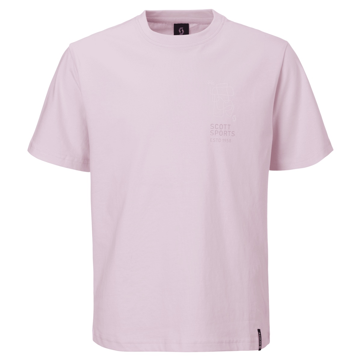 Scott Graphic Kinder Freizeit T-Shirt rosa 2026