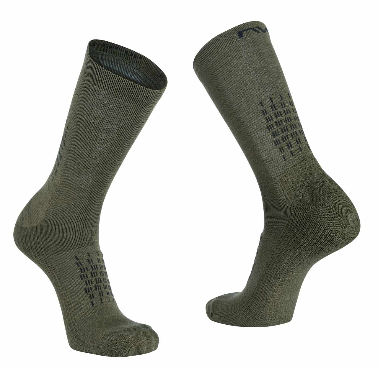 Northwave Fast Winter High Winter Fahrrad Socken grün/schwarz 2024
