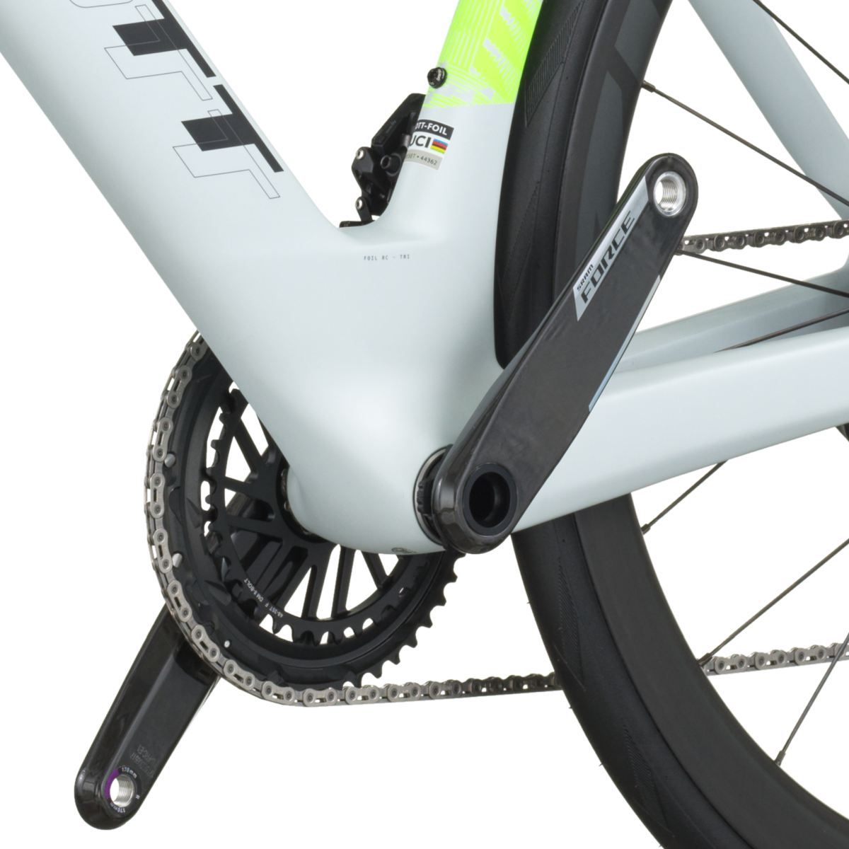 Scott Plasma RC Tri Carbon Triathlon / Rennrad cumulus weiß 2026