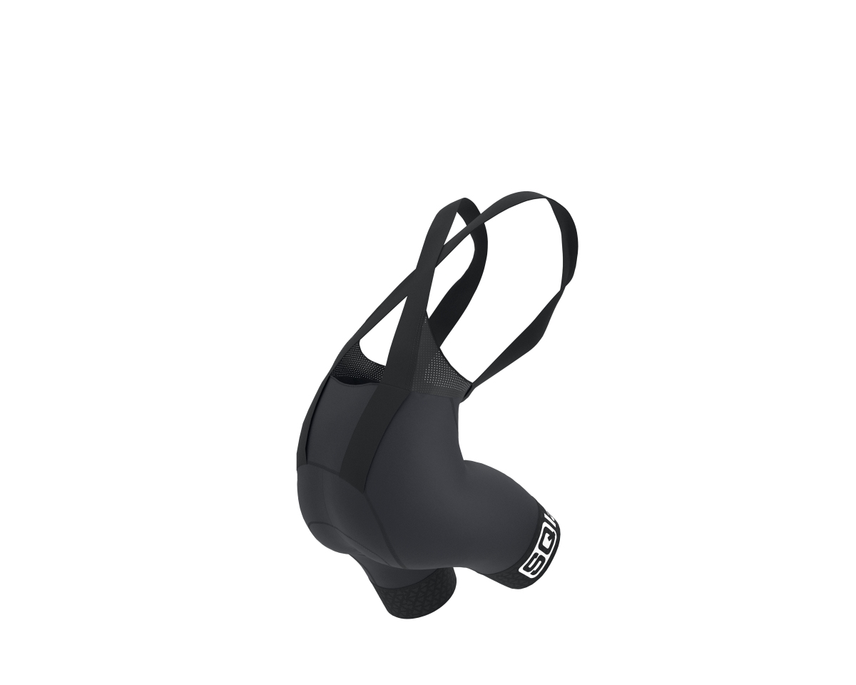 SQlab One12 Damen Road / MTB Race Fahrrad Trägerhose kurz schwarz 2025