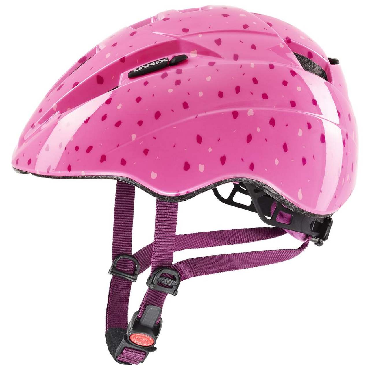 Uvex Kid 2 Confetti Kinder Fahrrad Helm Gr. 46-52cm pink 2027