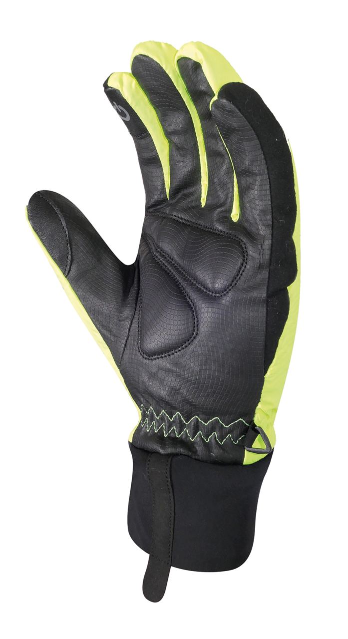 Chiba City Liner Winter Fahrrad Handschuhe lang neon gelb 2027