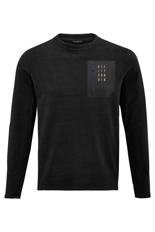 Cube ATX Fleece Fahrrad Trikot lang schwarz 2027