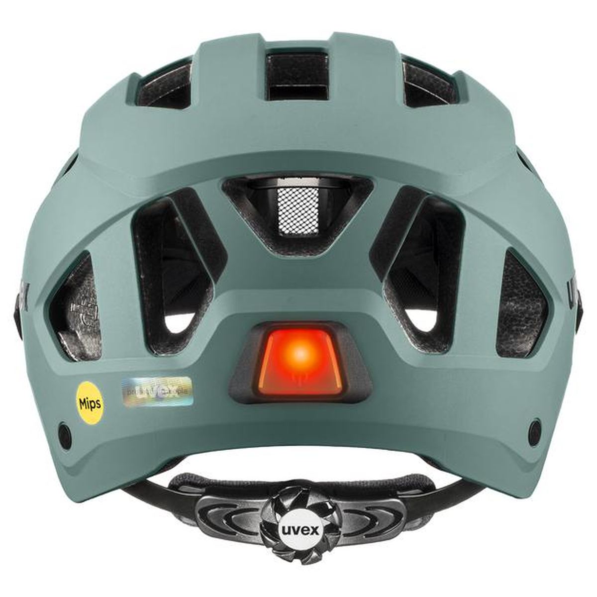 uvex Stride Visor MIPS Fahrrad Helm matt sage grün 2026