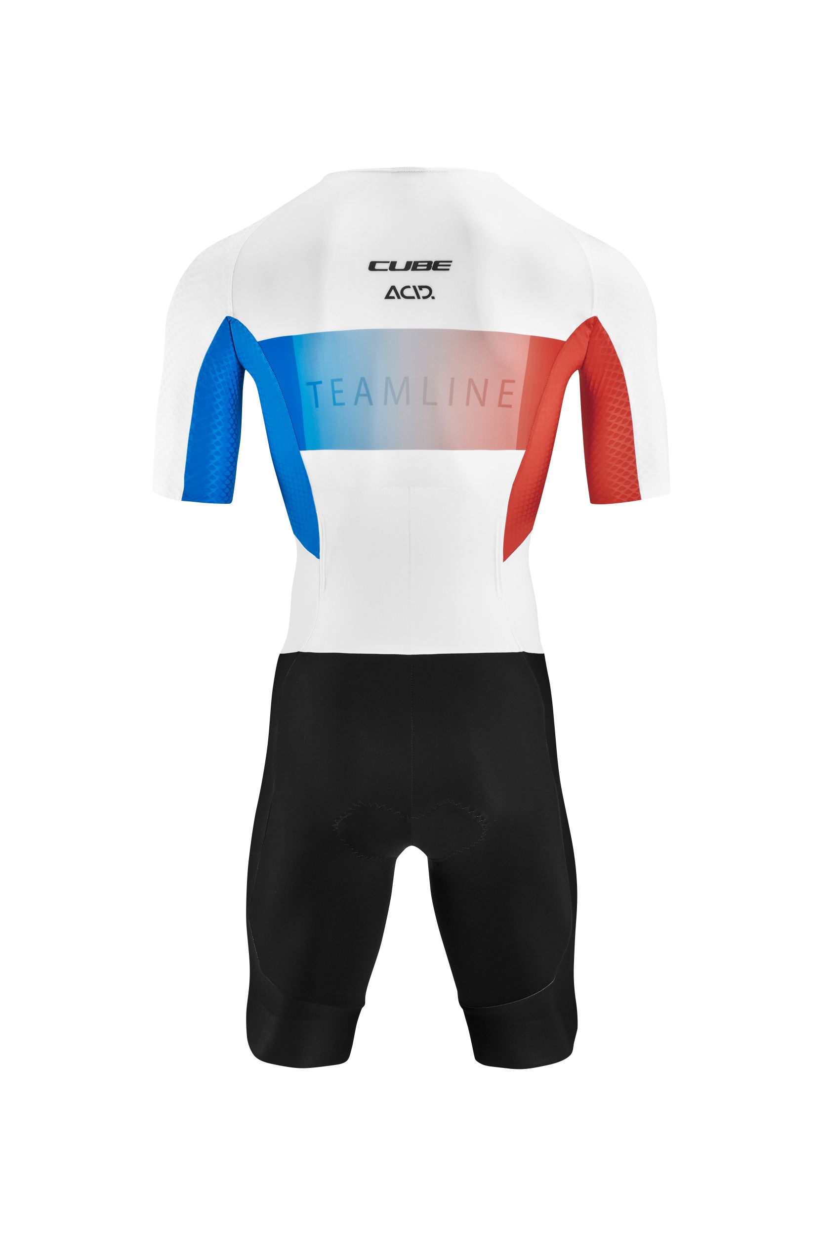 Cube Tea mline Tri Suit Triathlon Fahrrad Body / Einteiler schwarz / weiß 2027