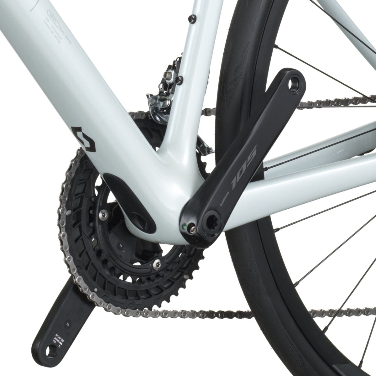 Scott Addict 50 Carbon Rennrad cumulus weiß 2027