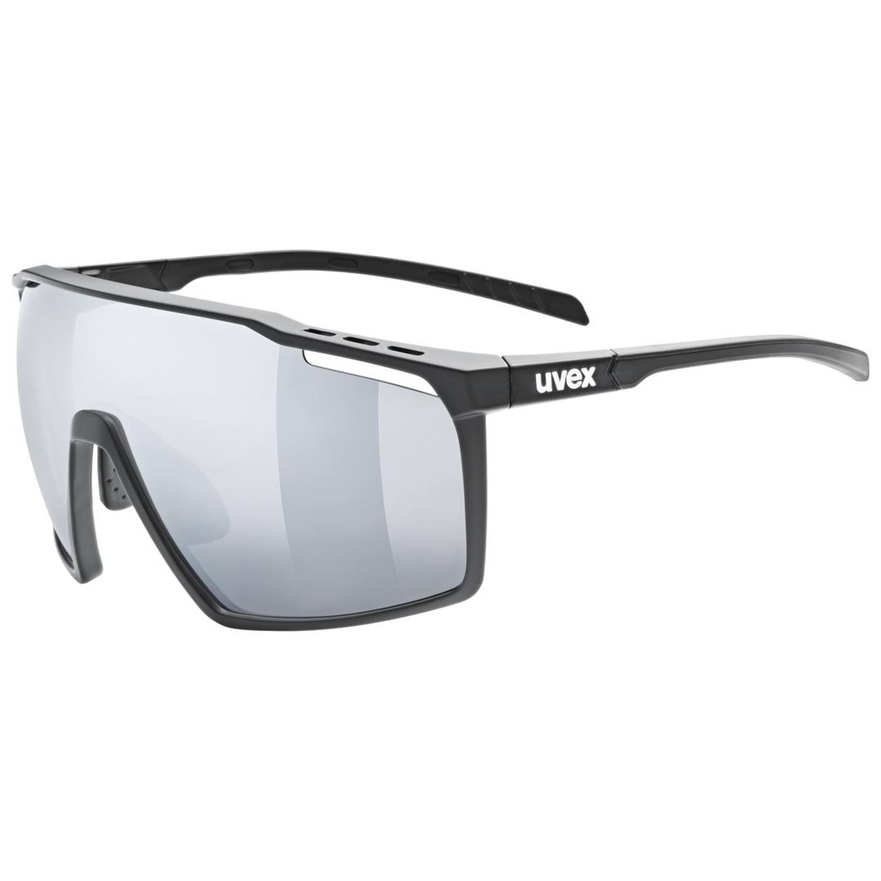 Uvex Mtn Perform Outdoor / Sport Brille matt schwarz/mirror silberfarben
