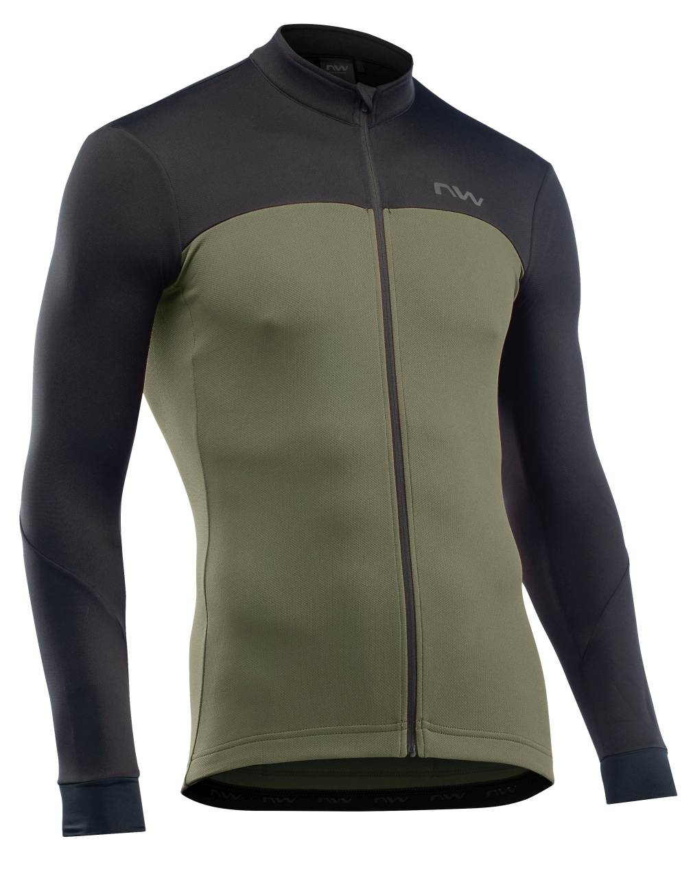 Northwave Force 2 Fahrrad Trikot lang grün/schwarz 2027