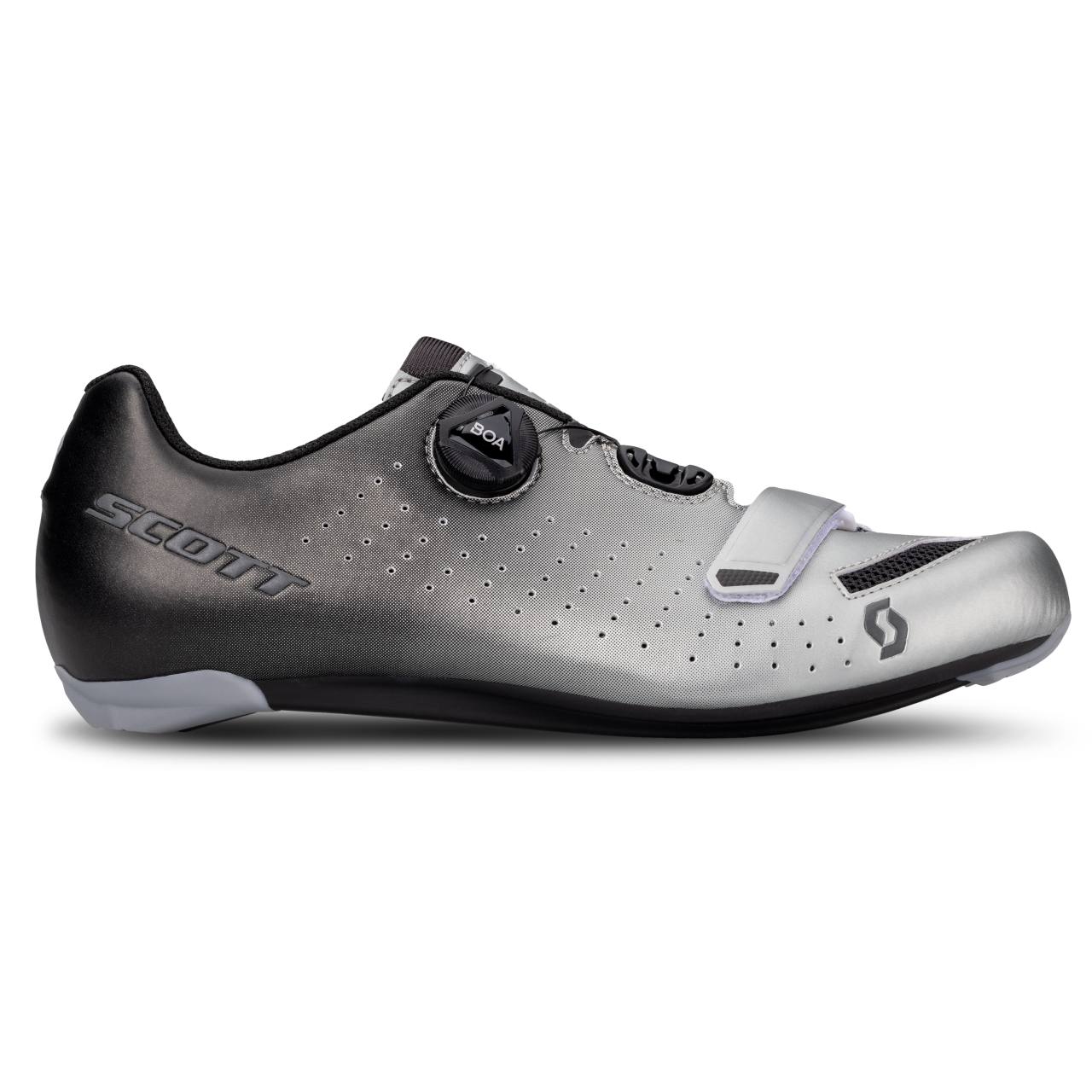 Scott Road Comp Boa Rennrad Fahrrad Schuhe metallic silberfarben/schwarz 2026