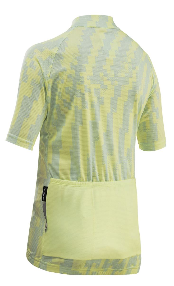 Northwave Force Evo Kinder Fahrrad Trikot kurz grün/grau 2025