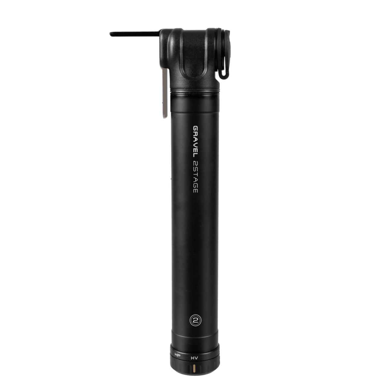 Topeak Gravel 2 Stage Mini Fahrrad Pumpe schwarz