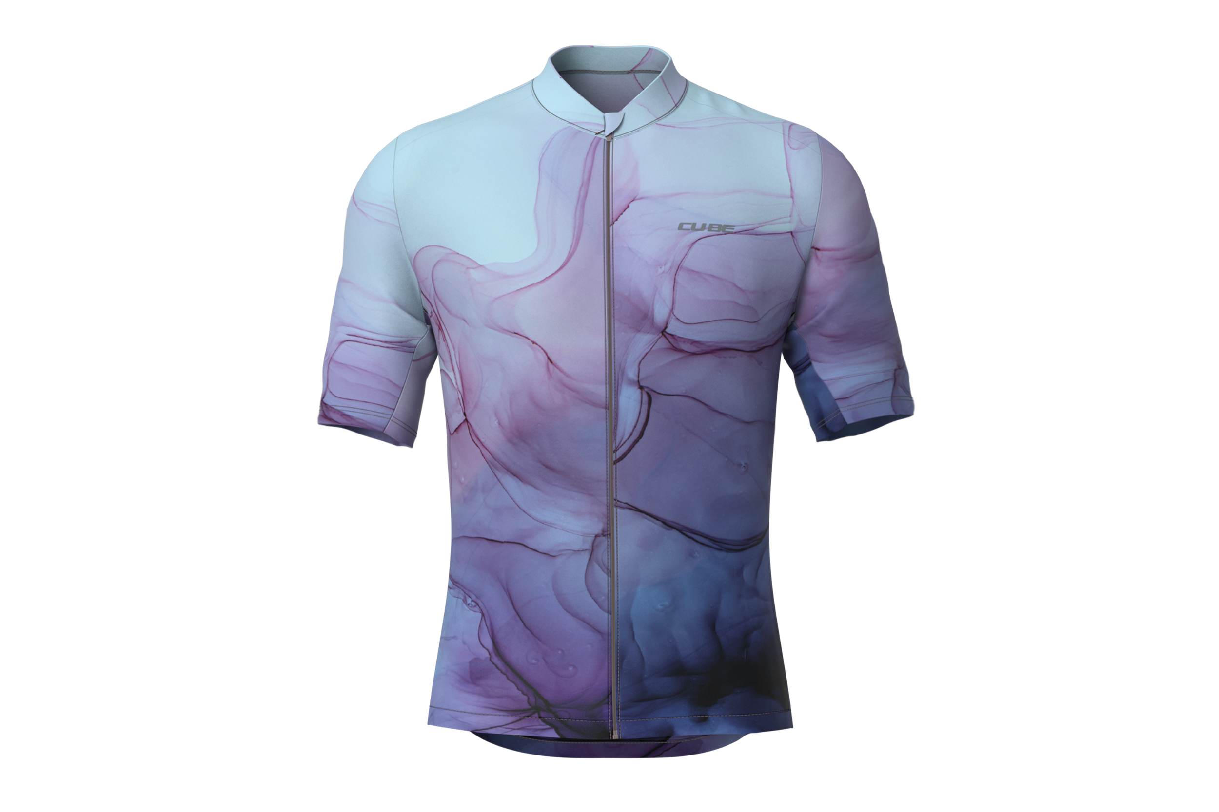 Cube Cmpt Artline Fahrrad Trikot kurz blau/lila 2027