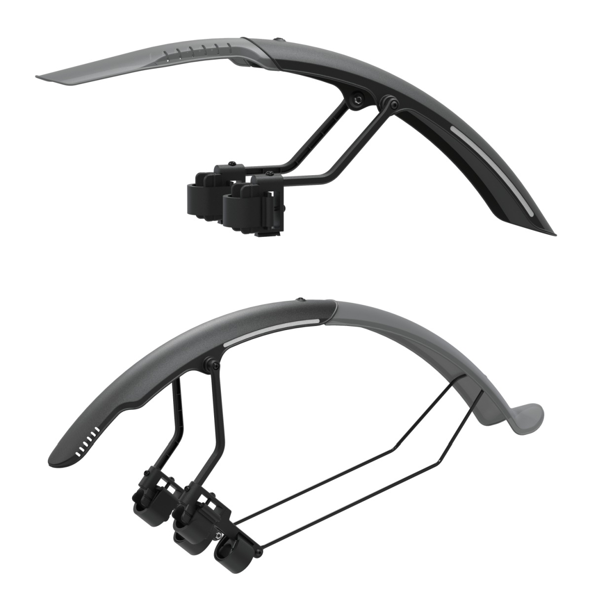 Topeak TetraFender G1 & G2 Gravel Fahrrad Schutzblech Set schwarz