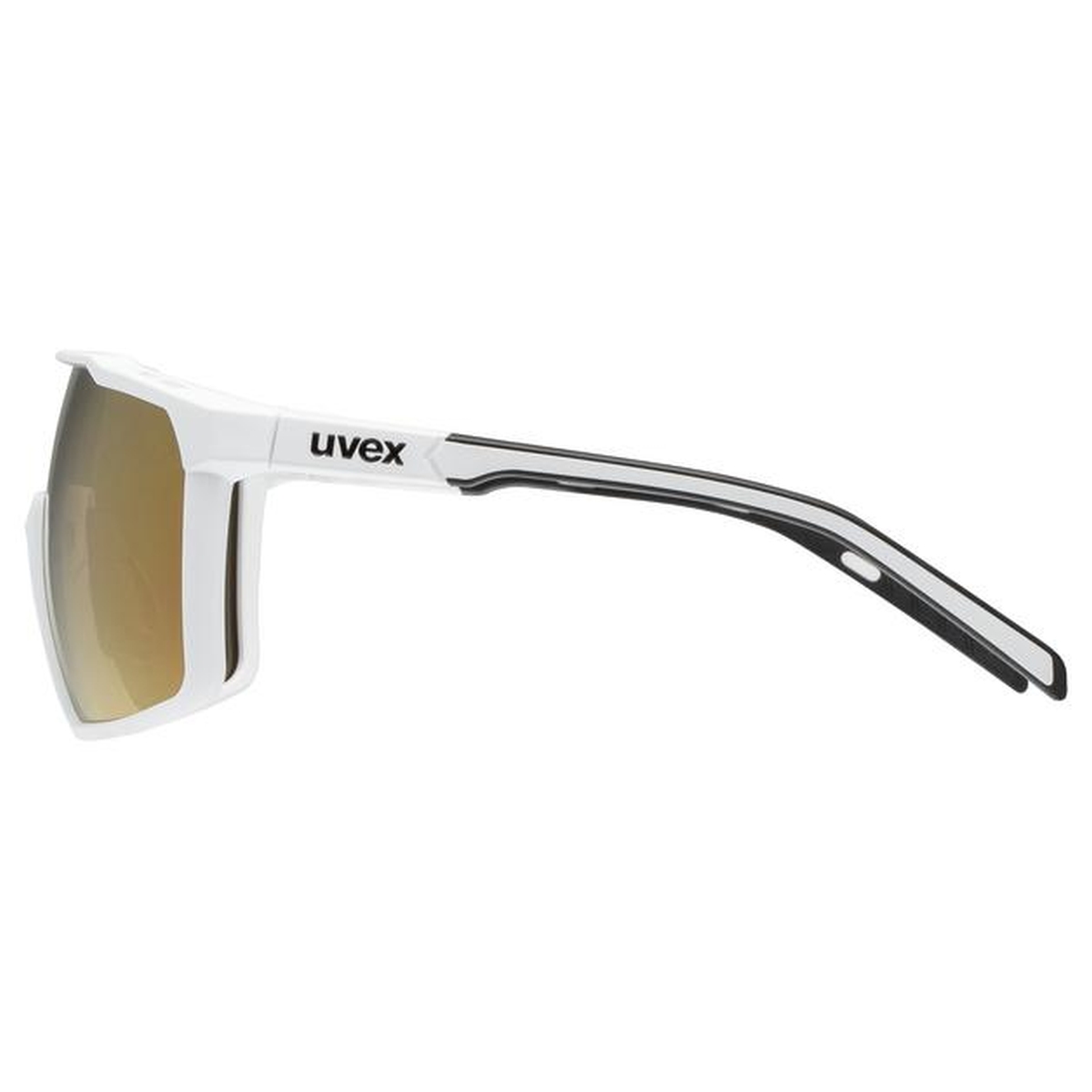 Uvex Mtn Perform Small Outdoor / Sport Brille matt weiß/mirror goldfarben