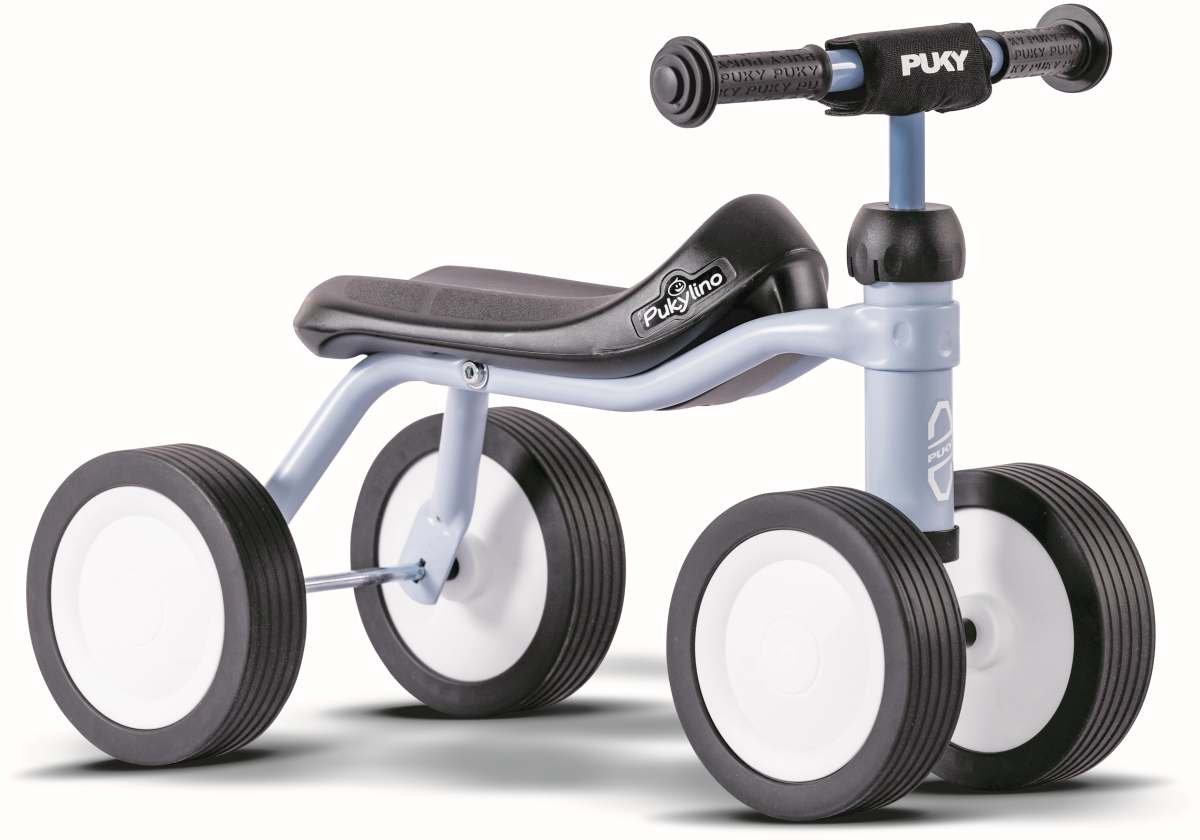 Puky Pukylino Kleinkinder Rutschfahrzeug mit Lenkerpolster retro blau