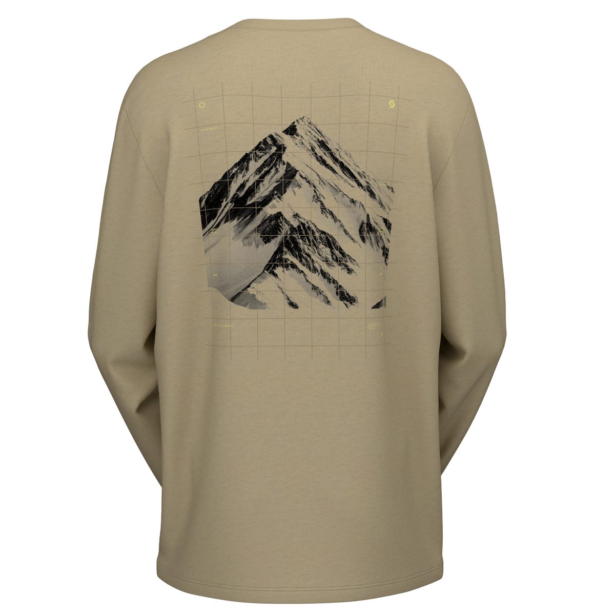 Scott Defined DRI Wool Outdoor / Sport Shirt langarm portobello beige 2027