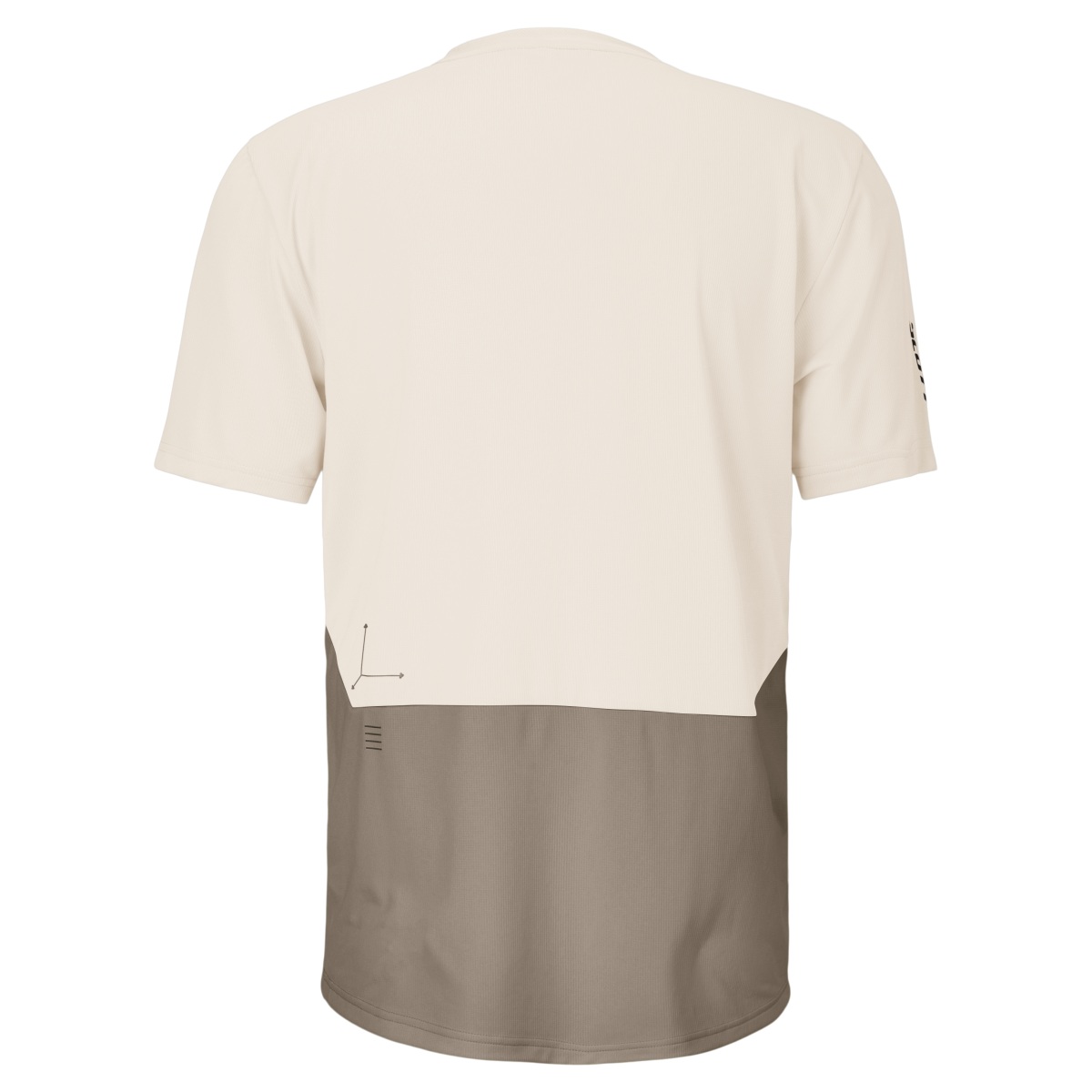 Scott Vertic Zip Fahrradtrikot kurzarm weiß/beige 2026