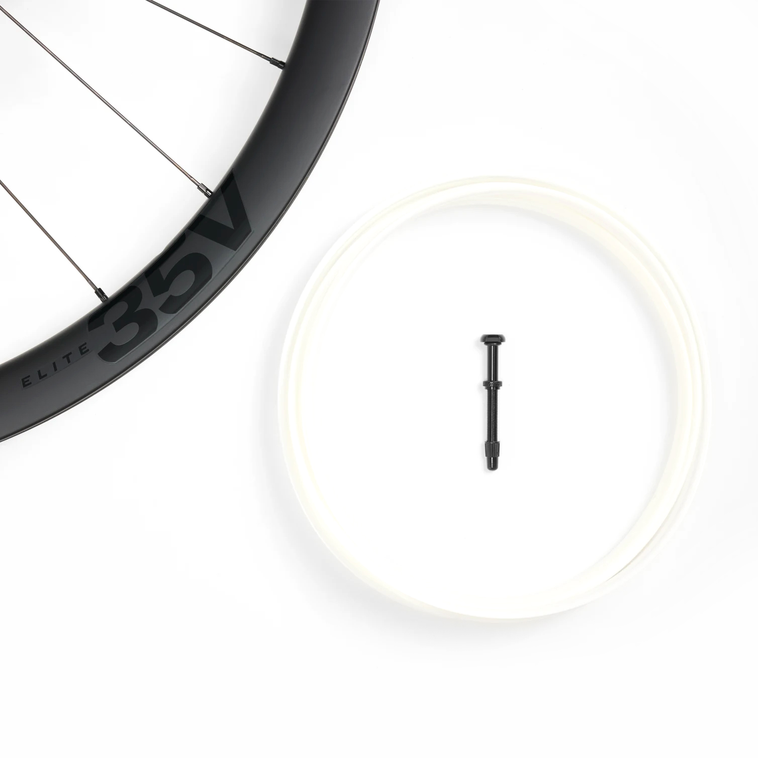 Bontrager Aeolus Elite 35V Disc TLR 12T Carbon Rennrad Hinterrad schwarz