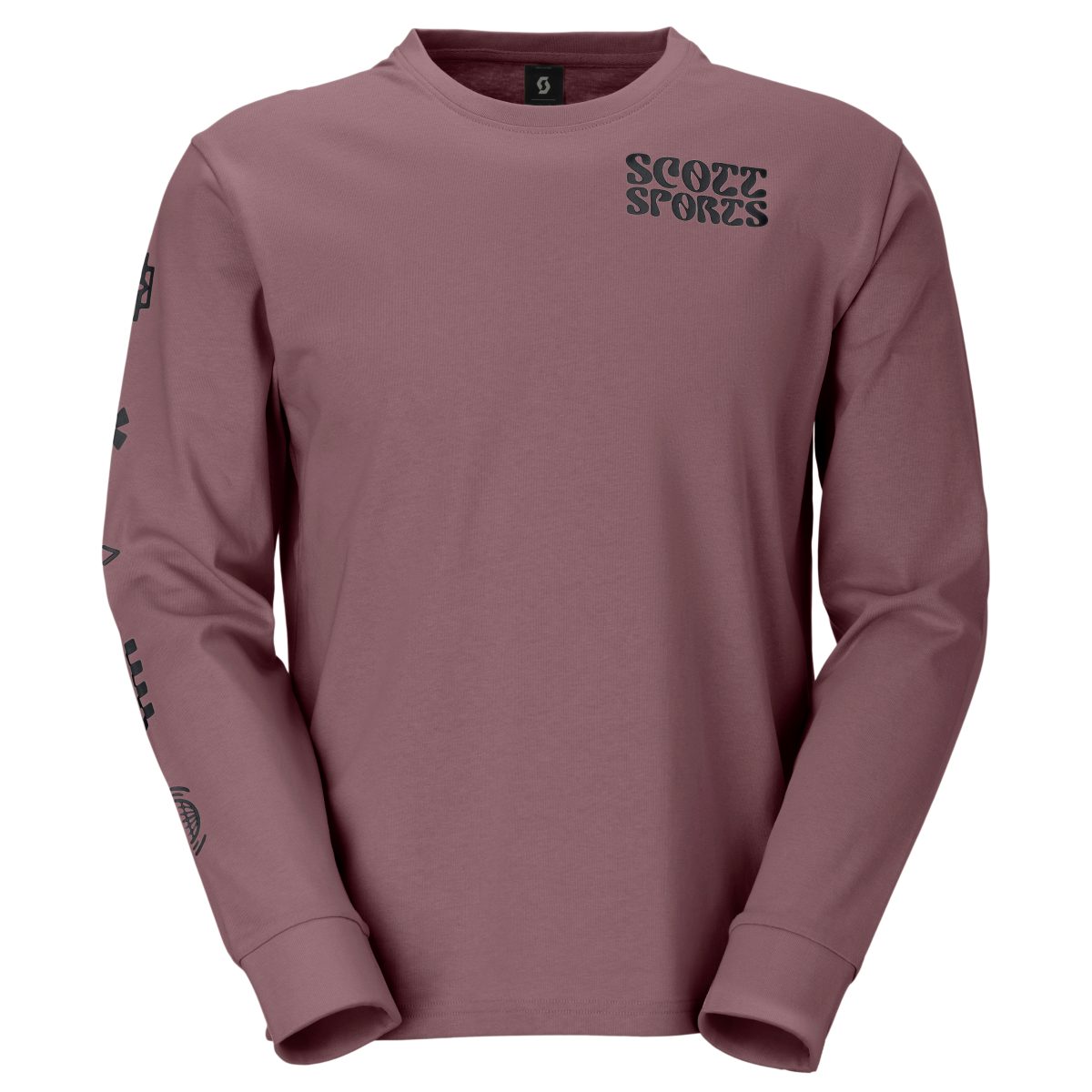 Scott Graphic Freizeit Shirt langarm clay lila 2027