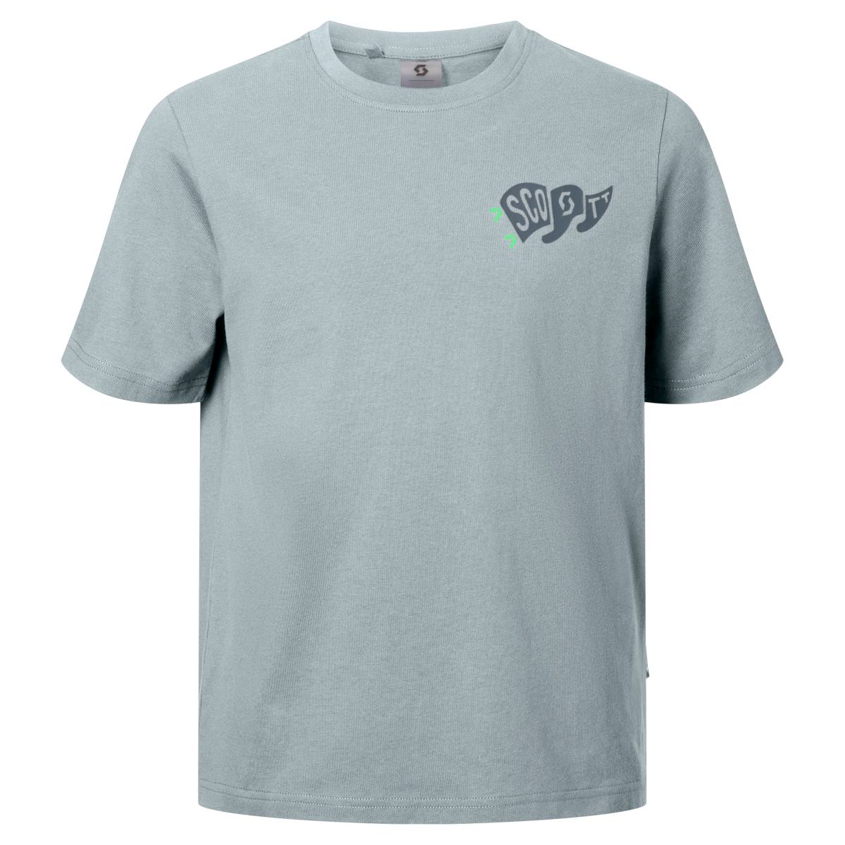 Scott JR Graphic Kinder Freizeit Shirt kurzarm mist blau 2027