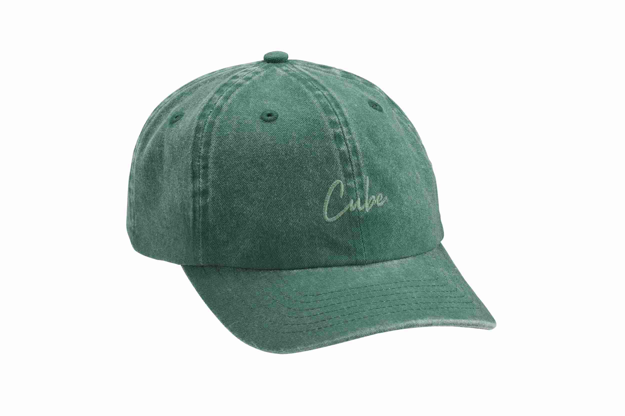 Cube 6 Panel Cap / Mütze washed grün
