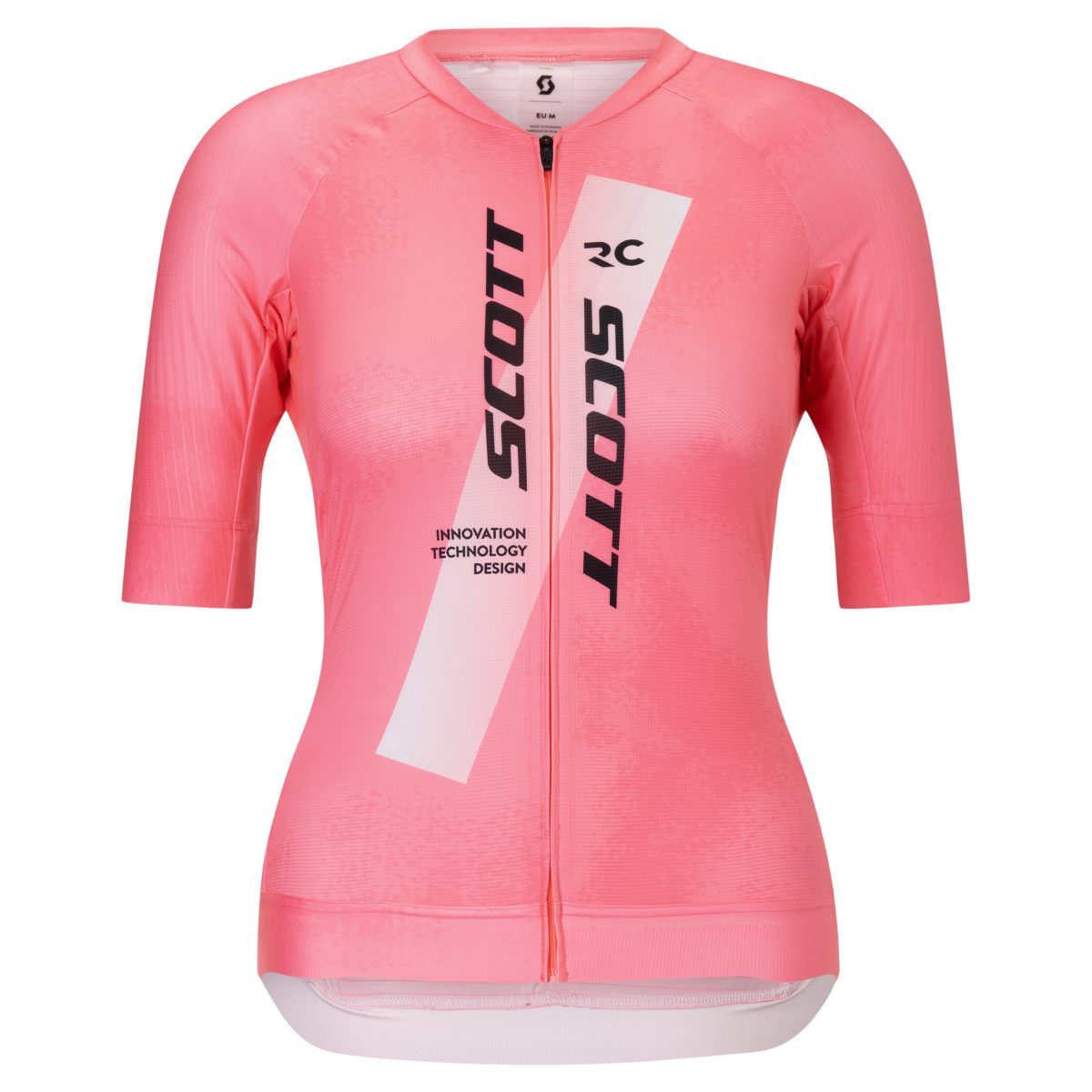 Scott RC Pro Damen Fahrradtrikot kurzarm rosa/weiß 2026