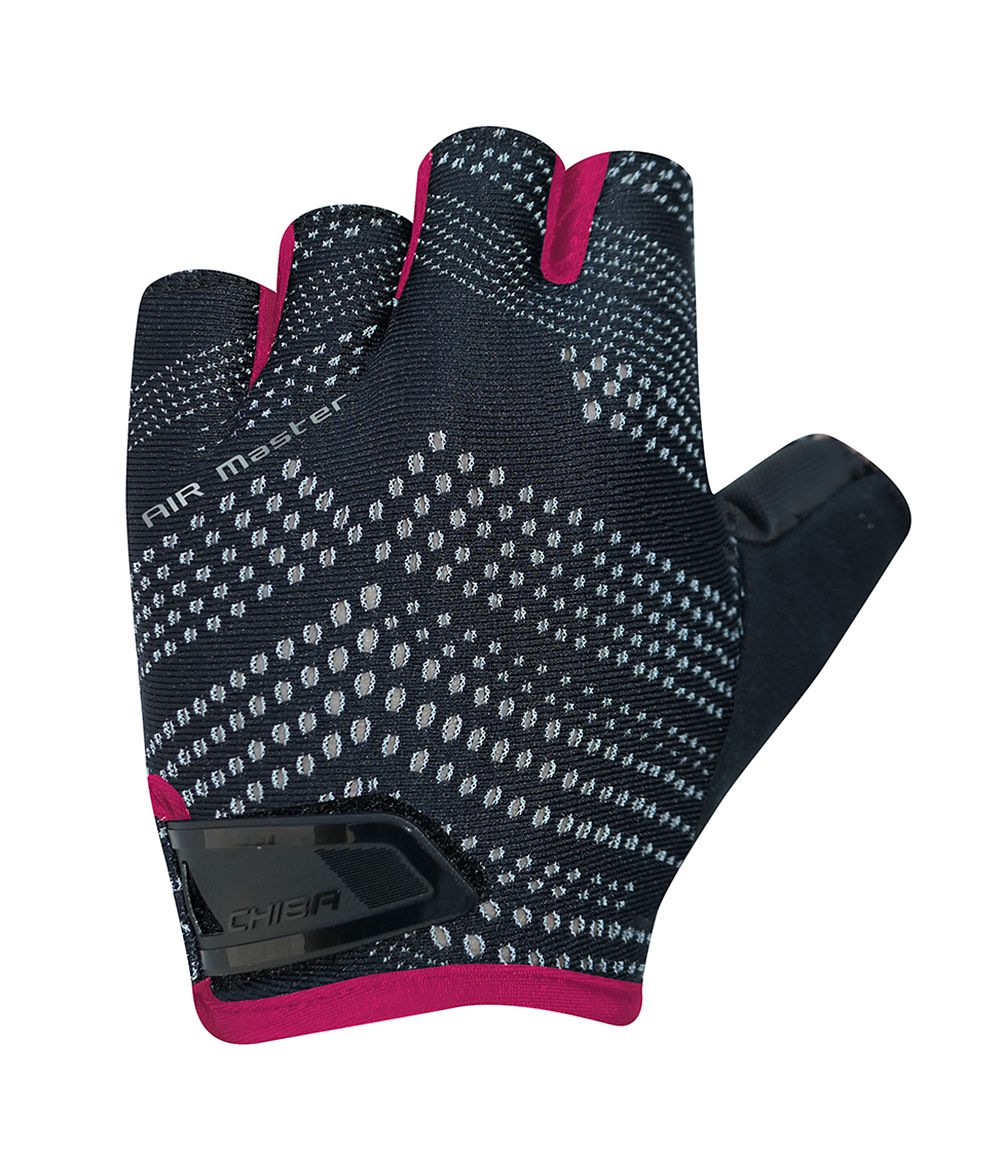 Chiba Air Master Fahrrad Handschuhe kurz schwarz/pink 2027